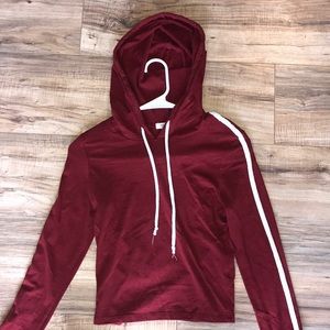 Red, Cozy, Lightweight Sweater Tee